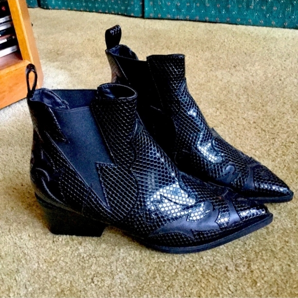 Dolls Kill Lightning Boots - Picture 2 of 7